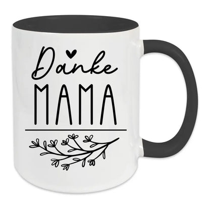 Tasse für Mama - Zweig und Herz - in verschiedenen Farben auswählbar