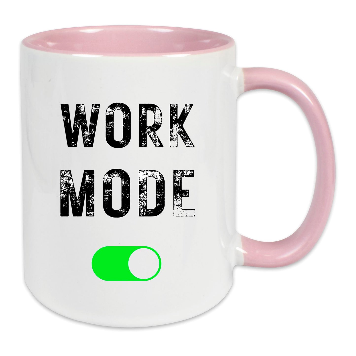 Keramik-Tasse - WORK-MODE - in verschiedenen Tassenfarben verfügbar